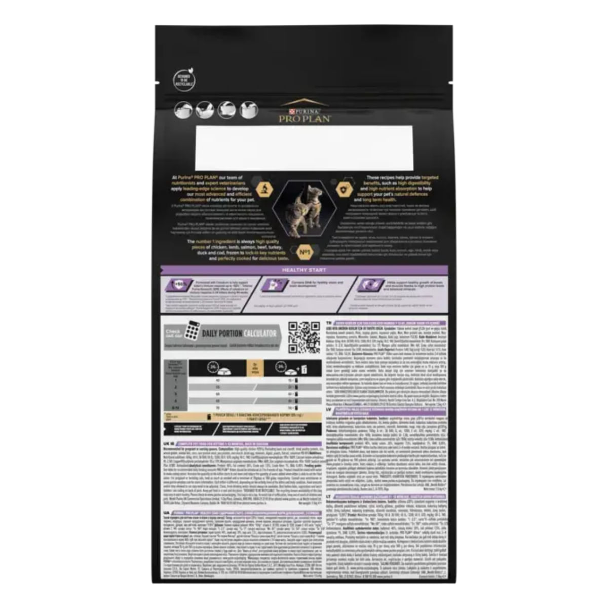 PURINA Pro Plan Healthy Start Kitten, Pui, hrană uscată pisici junior, 400g - poza 4