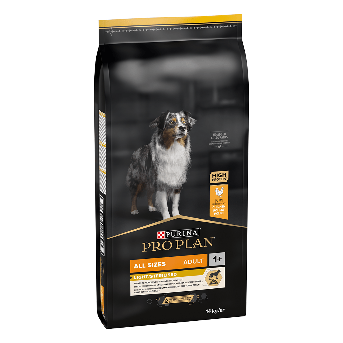 PURINA Pro Plan Light/Sterilised Adult S-XL, Pui, hrană uscată câini sterilizați, 14kg - poza 1
