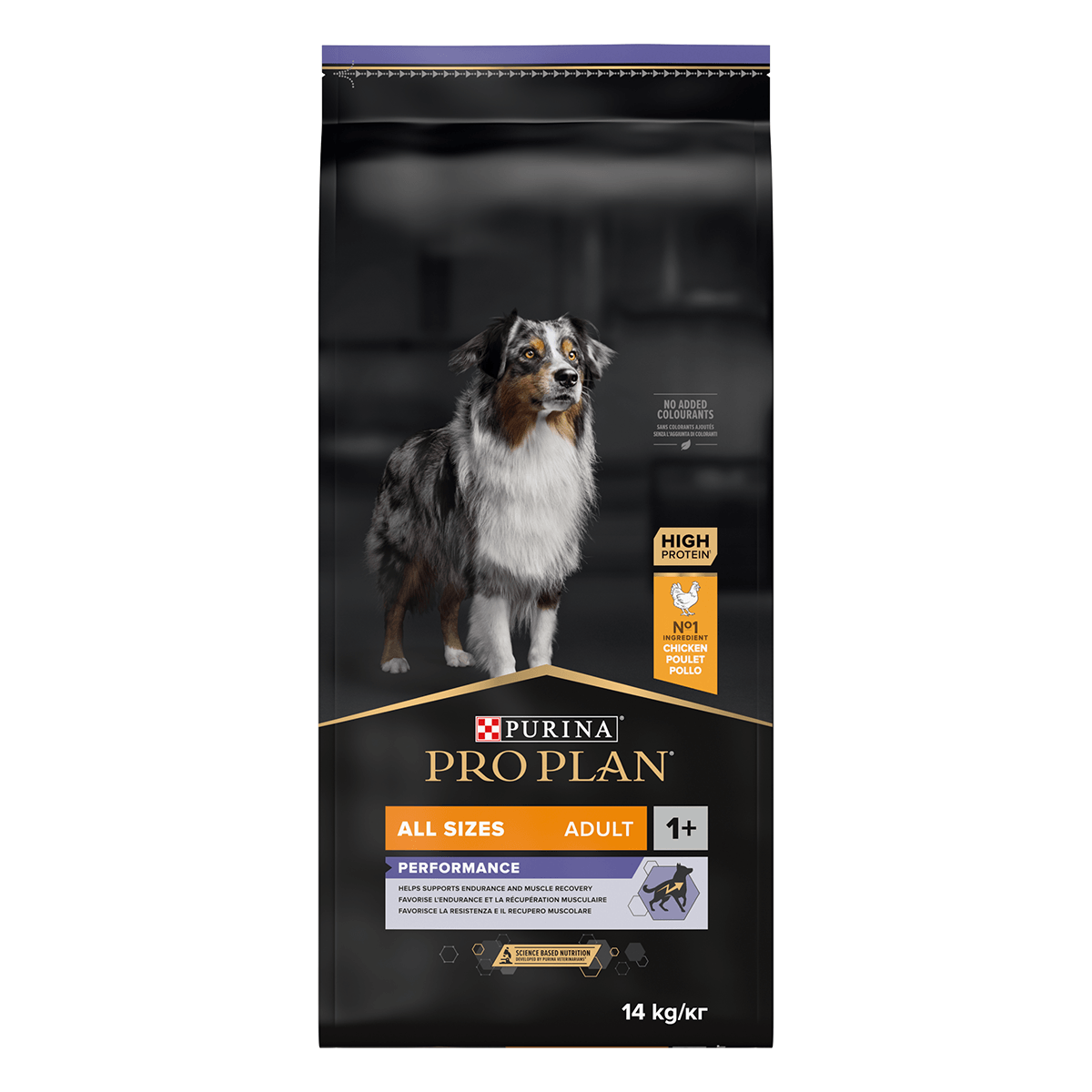 PURINA Pro Plan Performance Adult S-XL, Pui, hrană uscată câini, activitate intensă, 14kg - poza 2