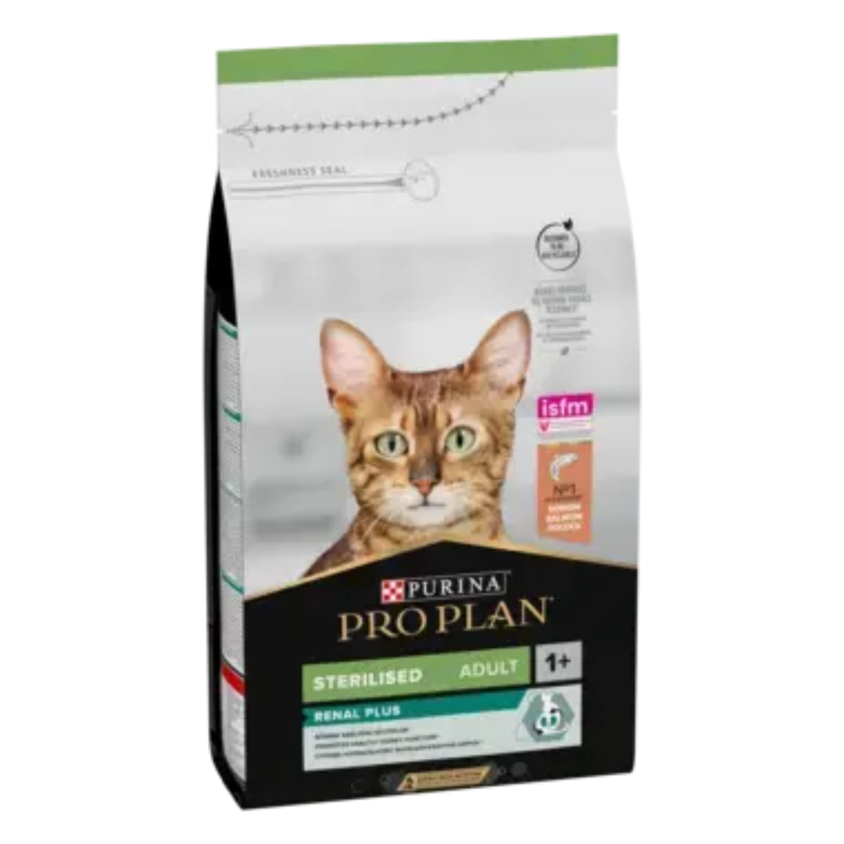 PURINA Pro Plan Renal Plus Sterilised , Somon, hrană uscată pisici sterilizate, 400g - poza 4