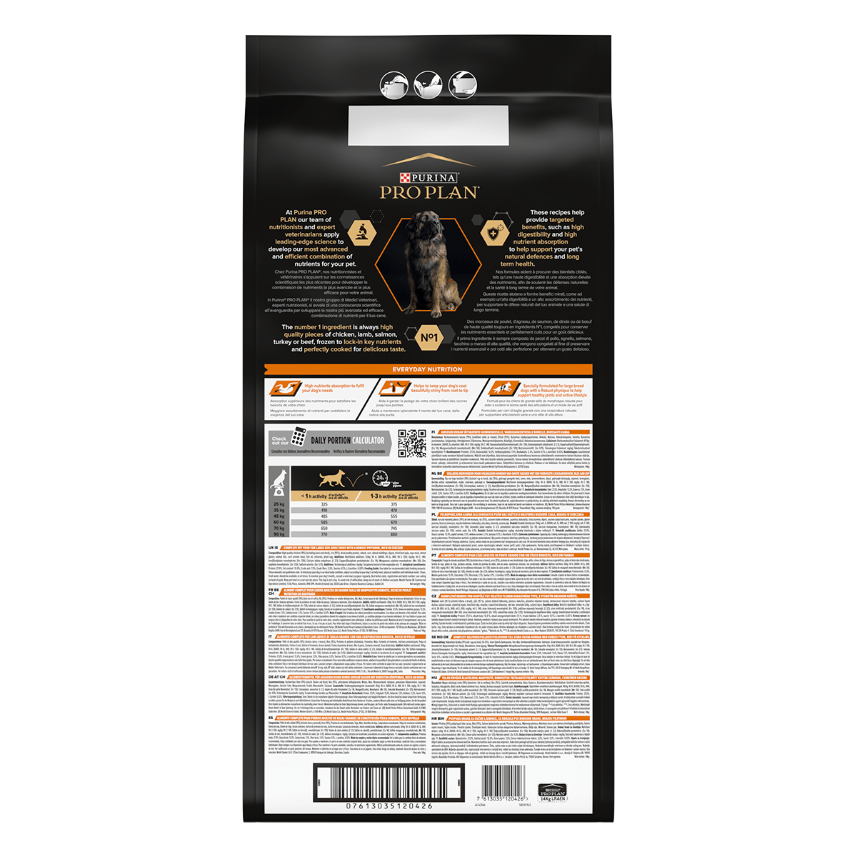 PURINA Pro Plan Robust Adult L, Pui, hrană uscată câini, constituție robustă, 14kg - poza 2