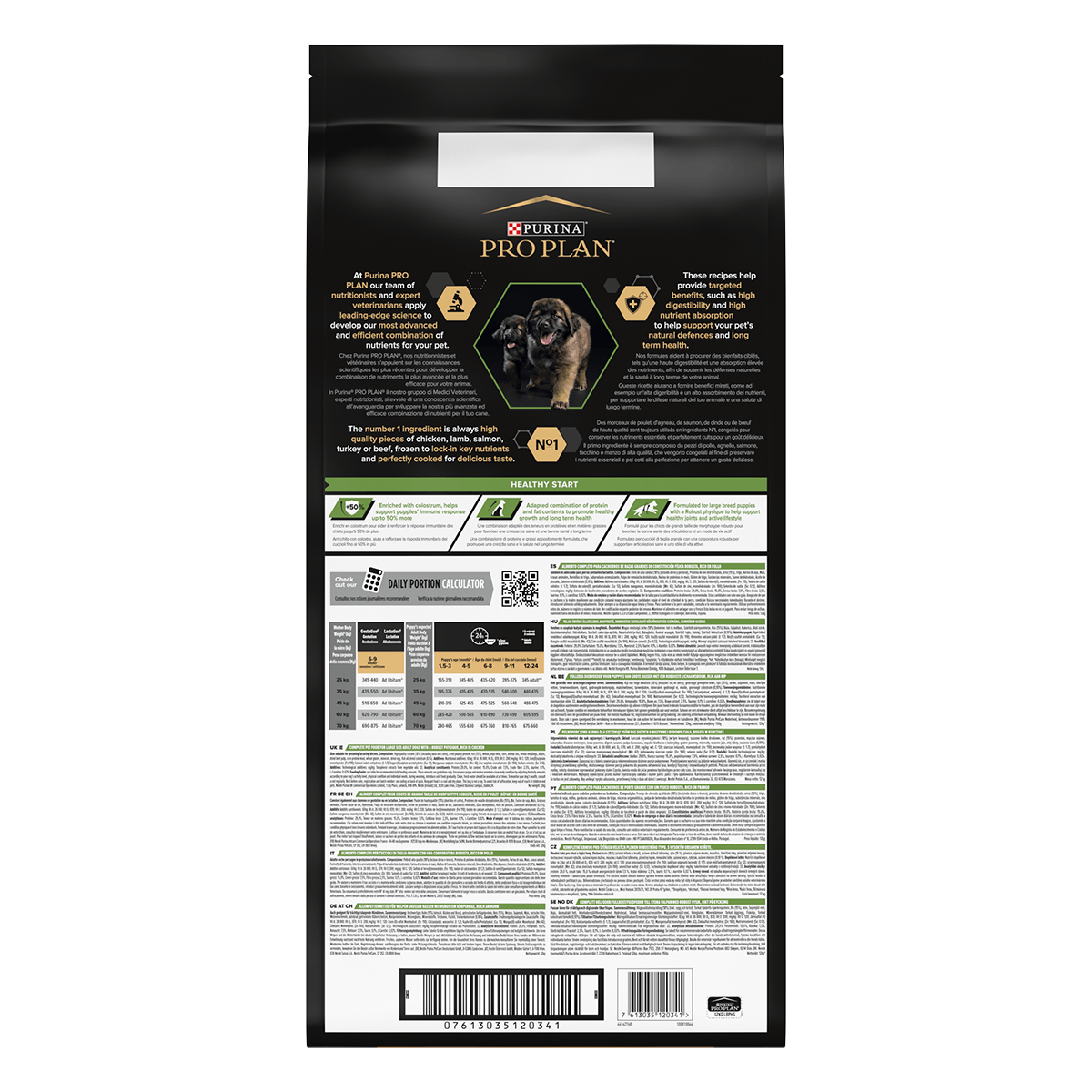 PURINA Pro Plan Robust Puppy L, Pui, hrană uscată câini junior, constituție robustă, 12kg - poza 2