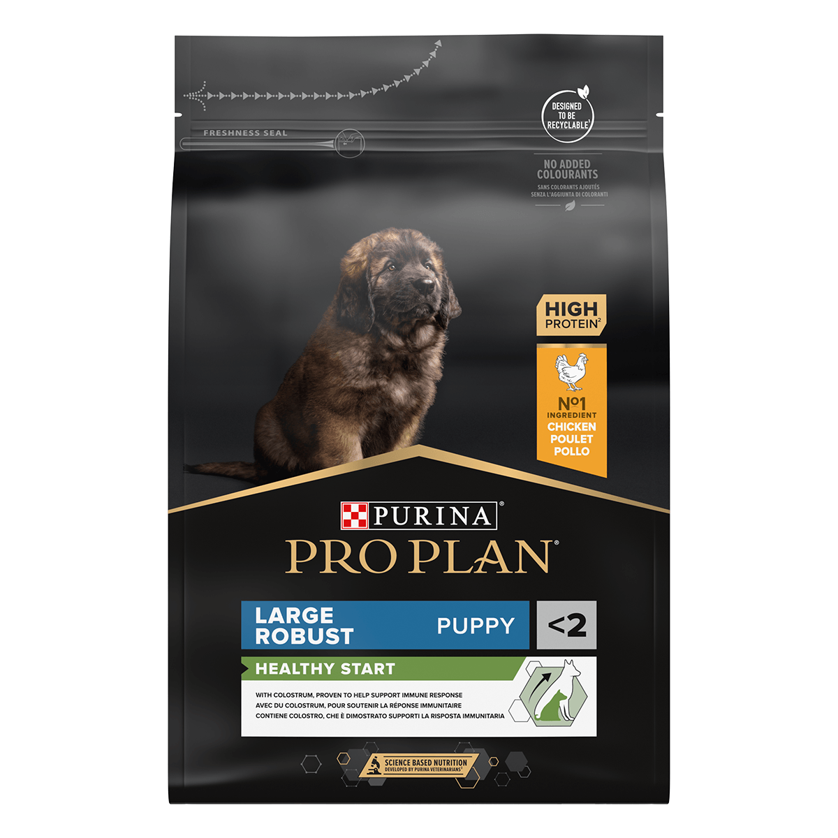 PURINA Pro Plan Robust Puppy L, Pui, hrană uscată câini junior, constituție robustă, 3kg - poza 4