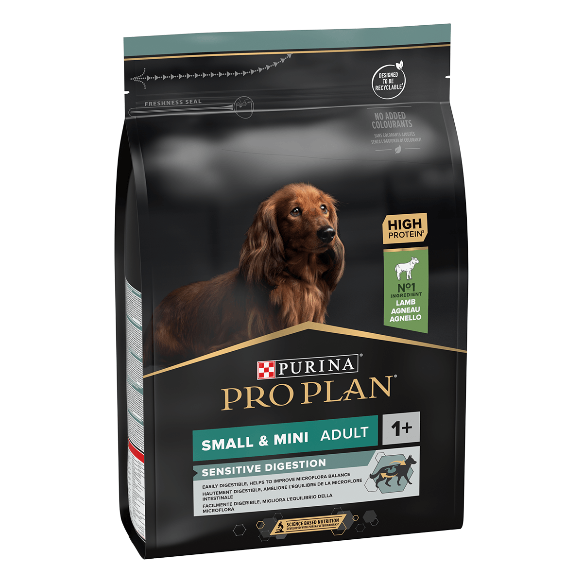 PURINA Pro Plan Sensitive Digestion Adult XS-S, Miel, hrană uscată câini, sensibilități digestive, 3kg - poza 3