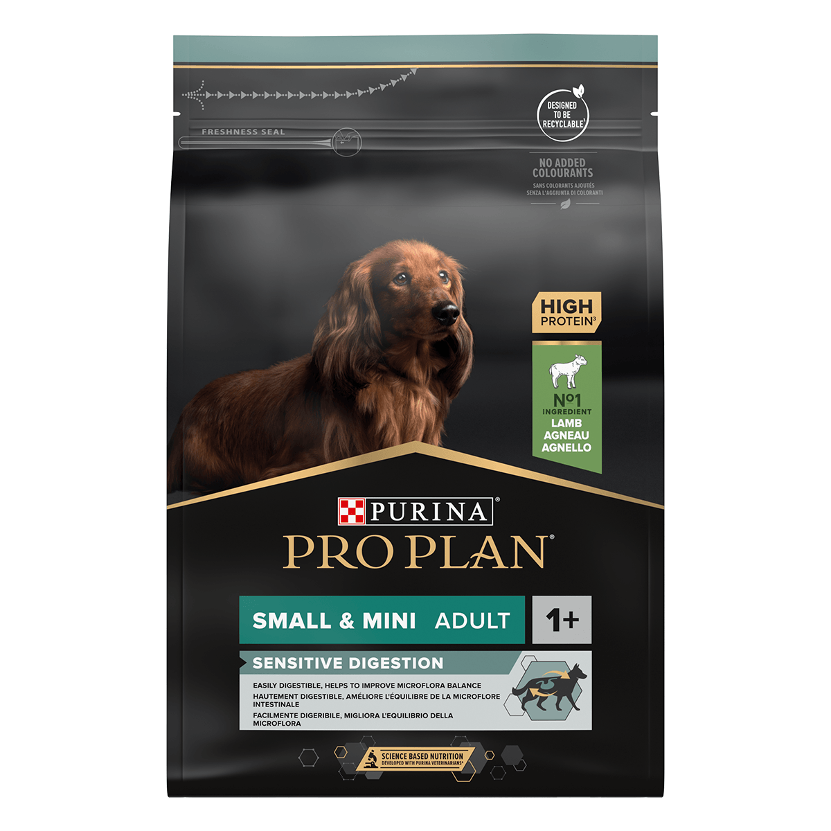PURINA Pro Plan Sensitive Digestion Adult XS-S, Miel, hrană uscată câini, sensibilități digestive, 3kg - poza 5