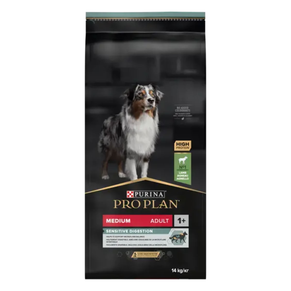 PURINA Pro Plan Sensitive Digestion Medium Adult, M, Miel, hrană uscată câini, sistem digestiv, 14kg - poza 2