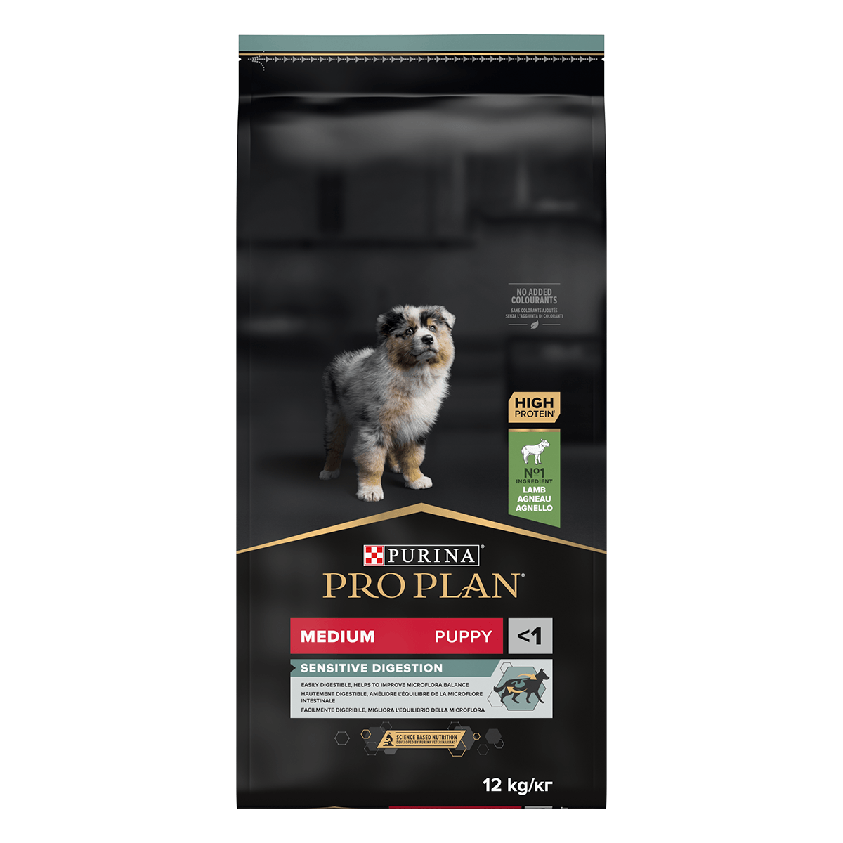 PURINA Pro Plan Sensitive Digestion Puppy M, Miel, hrană uscată câini junior, sensibilități digestive, 12kg - poza 4