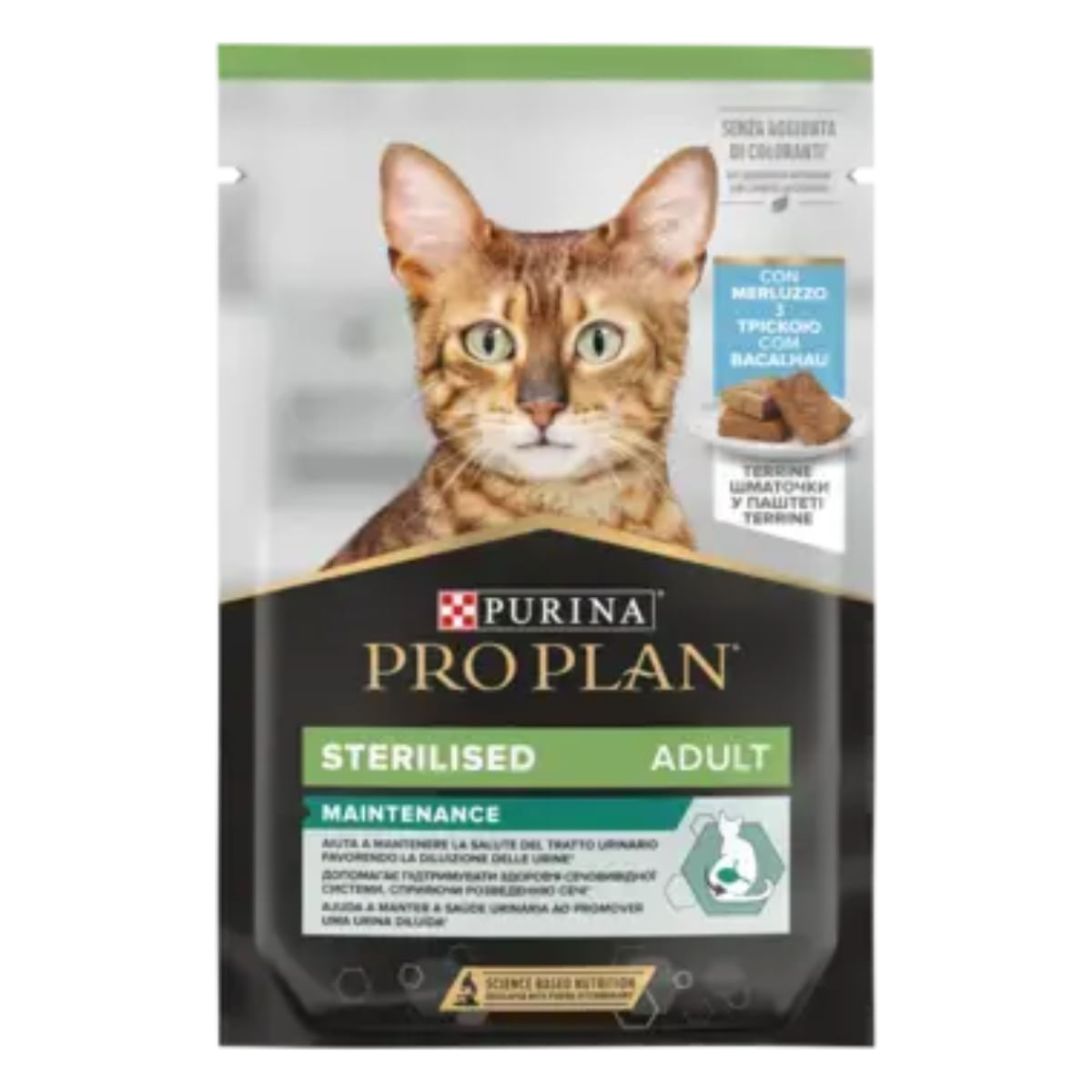 PURINA Pro Plan Sterilised Maintenance, Cod, plic hrană umedă pisici sterilizate, (pate), bax, 75g x 10buc - poza 2