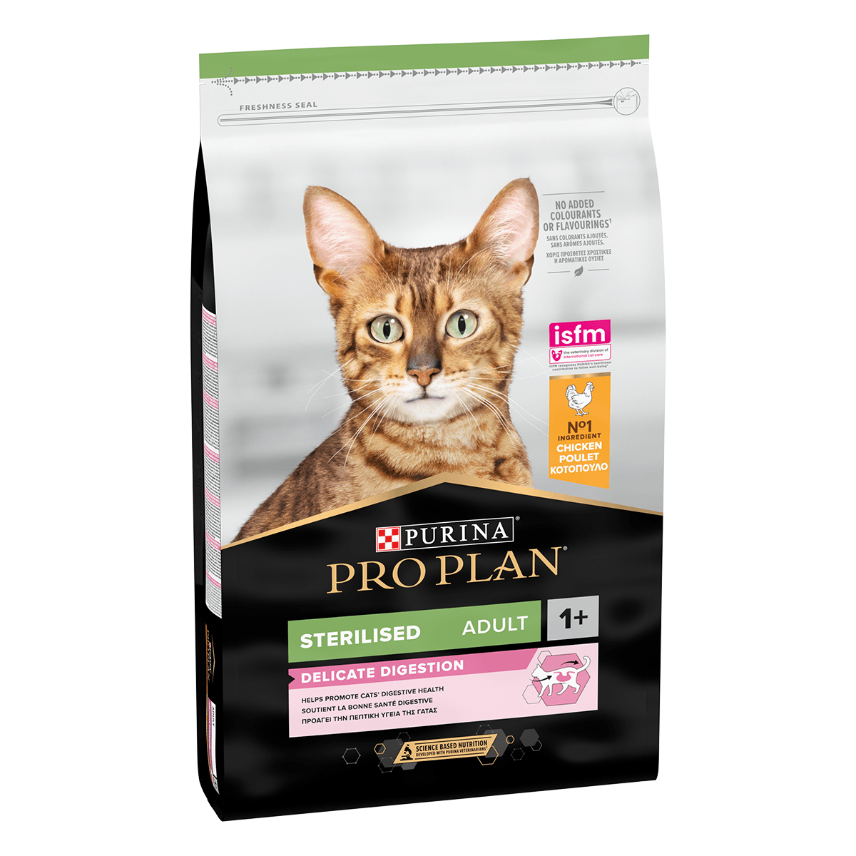 PURINA Pro Plan Sterilised OptiDigest, Pui, hrană uscată pisici sterilizate, 10kg - poza 2