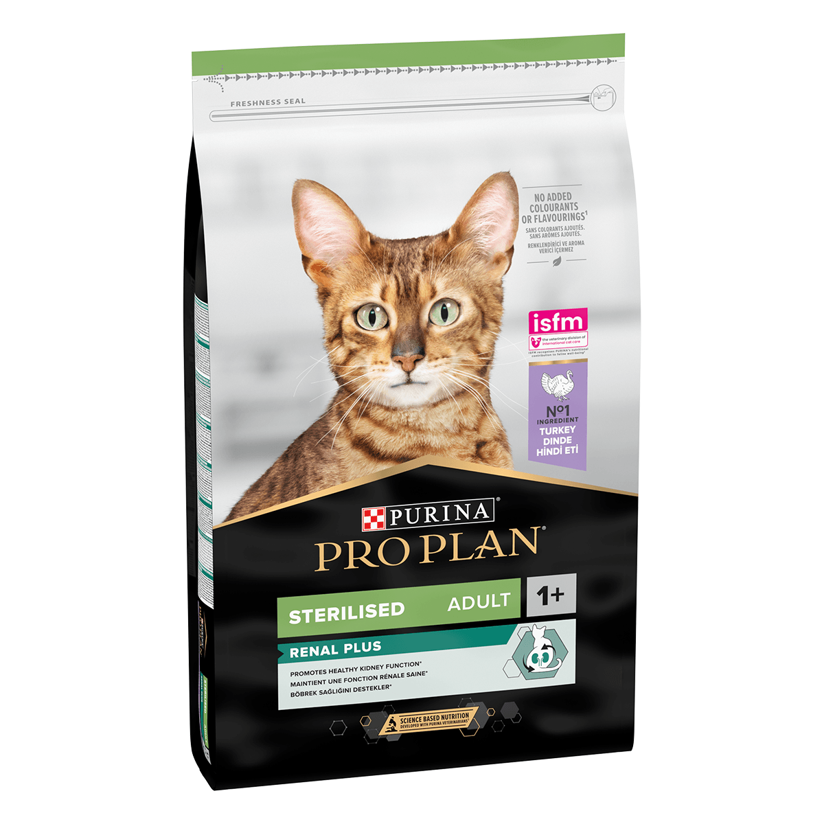 PURINA Pro Plan Sterilised OptiRenal, Curcan, hrană uscată pisici sterilizate, 10kg - poza 1