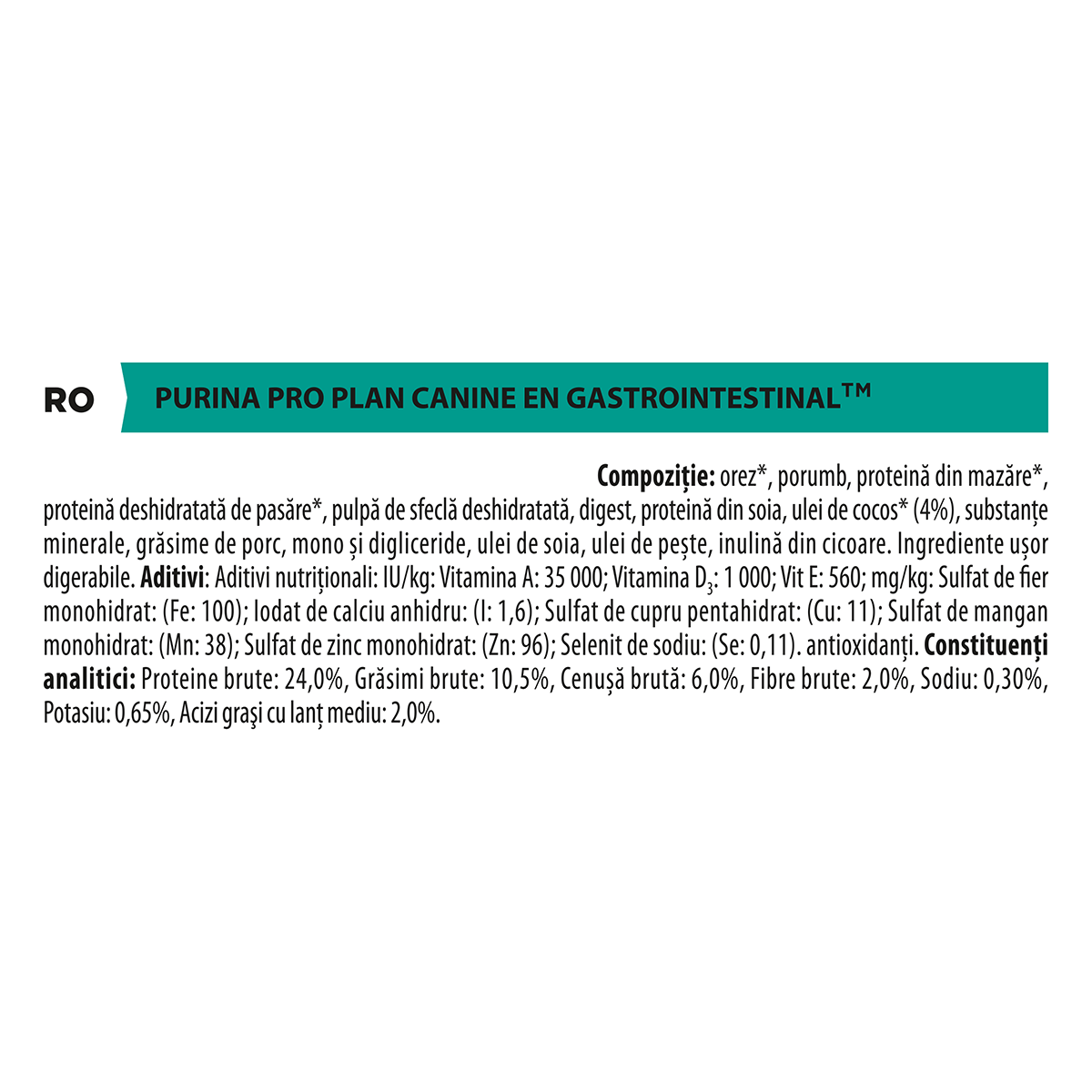 PURINA Pro Plan Veterinary Diets Gastrointestinal, dietă veterinară câini, hrană uscată, afecțiuni digestive, 12kg - poza 4