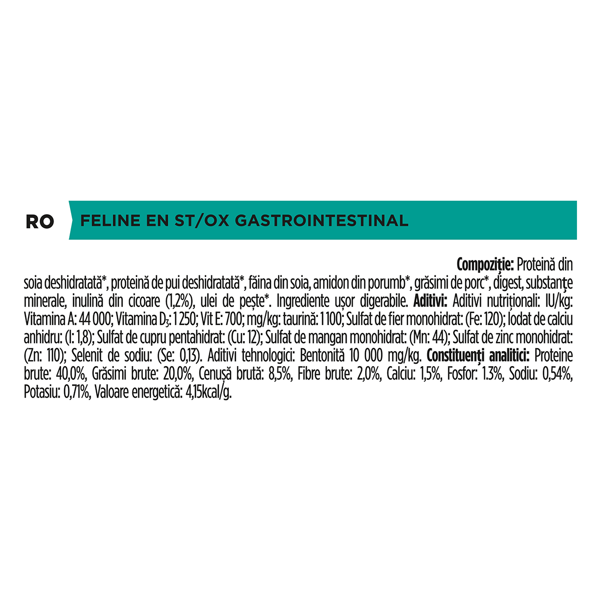 PURINA Pro Plan Veterinary Diets Gastrointestinal, dietă veterinară pisici, hrană uscată, afecțiuni digestive, 1.5kg - poza 2