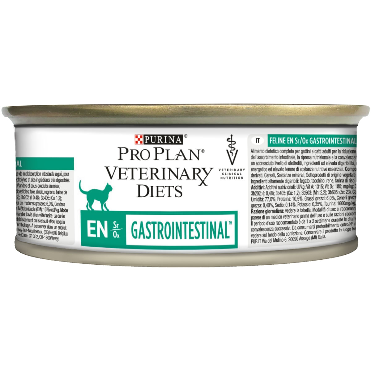 PURINA Pro Plan Veterinary Diets Gastrointestinal Mousse, dietă veterinară pisici, conservă hrană umedă, afecțiuni digestive, 195g - poza 4
