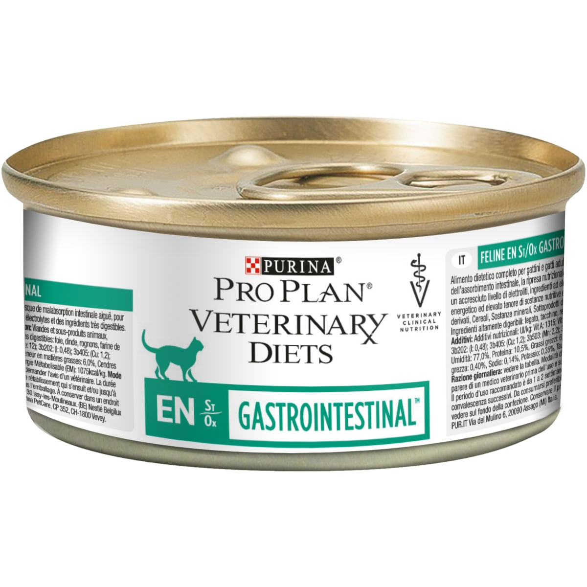PURINA Pro Plan Veterinary Diets Gastrointestinal Mousse, dietă veterinară pisici, conservă hrană umedă, afecțiuni digestive, 195g - poza 5