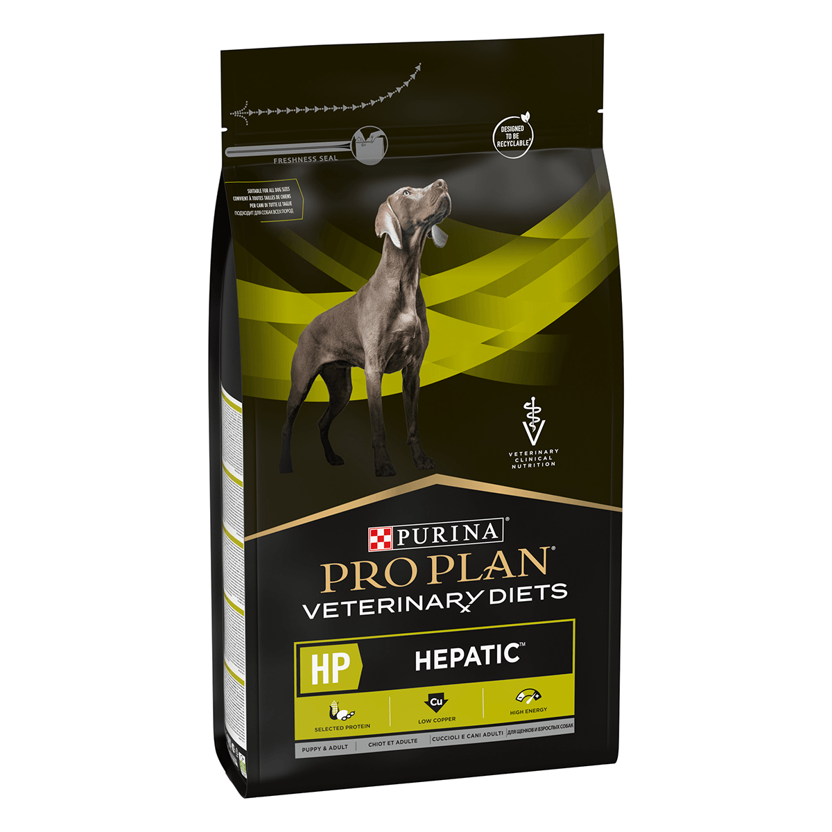 PURINA Pro Plan Veterinary Diets Hepatic, dietă veterinară câini, hrană uscată, afecțiuni hepatice, 3kg - poza 1