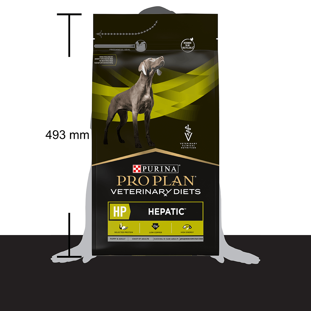 PURINA Pro Plan Veterinary Diets Hepatic, dietă veterinară câini, hrană uscată, afecțiuni hepatice, 3kg - poza 3