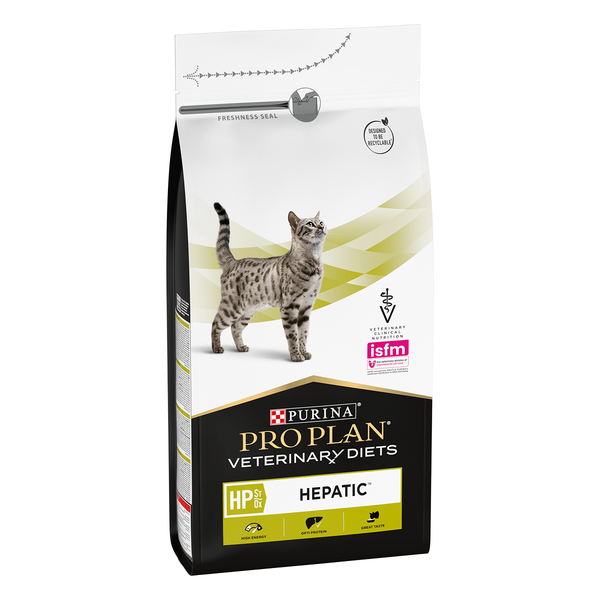 PURINA Pro Plan Veterinary Diets Hepatic, dietă veterinară pisici, hrană uscată, afecțiuni hepatice, 1.5kg - poza 1