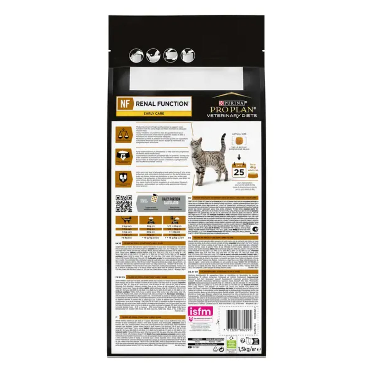 PURINA Pro Plan Veterinary Diets NF Advance Care, Pasăre, dietă veterinară, hrană uscată pisici, sistem renal, 1.5kg - poza 4