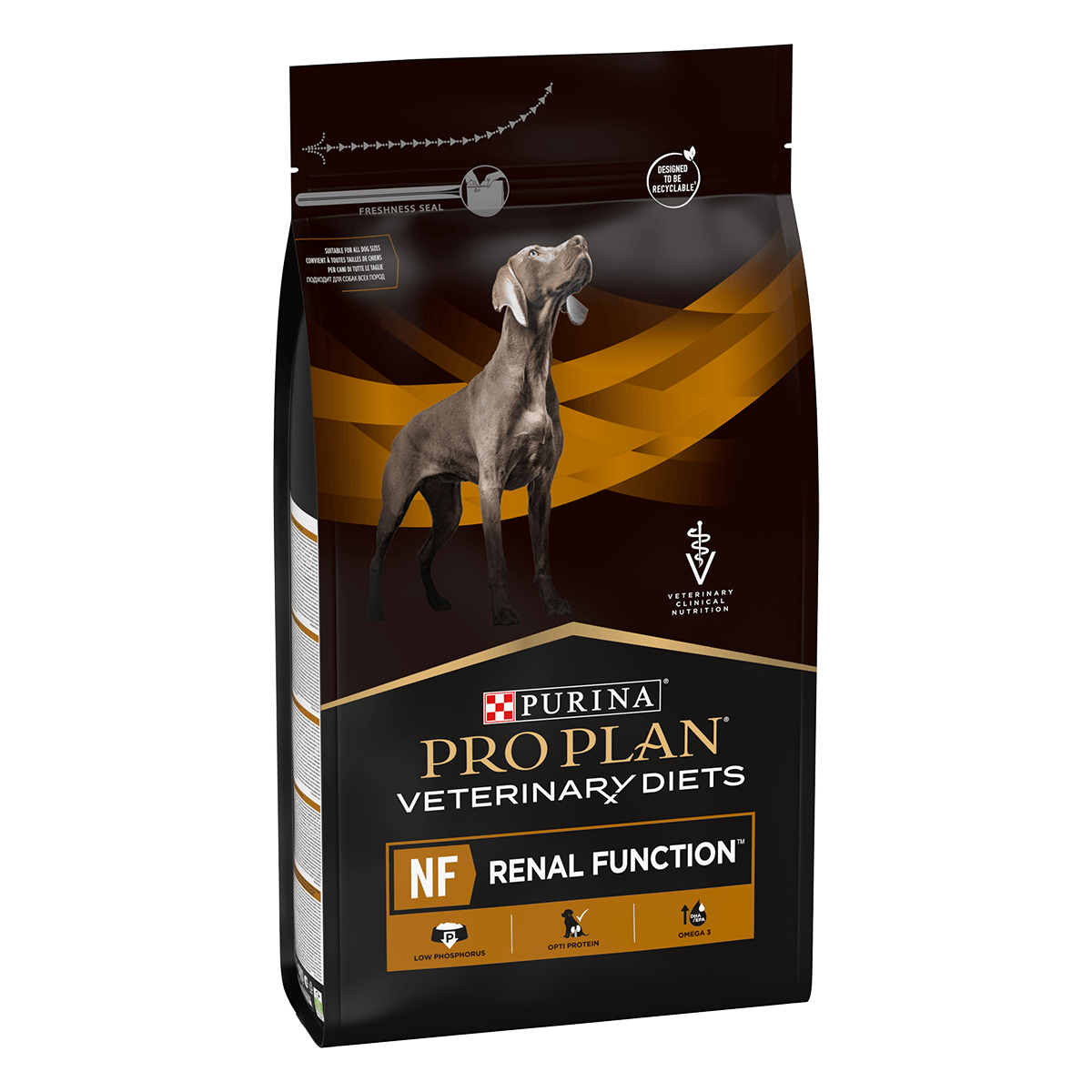 PURINA Pro Plan Veterinary Diets Renal Function, dietă veterinară câini, hrană uscată, afecțiuni renale, 3kg - poza 1