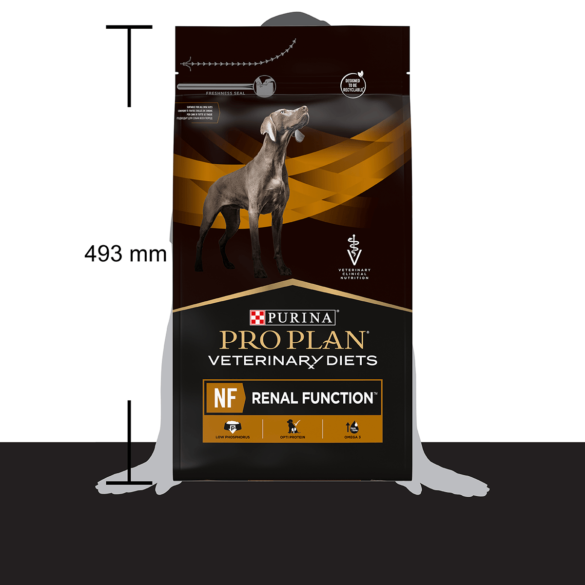 PURINA Pro Plan Veterinary Diets Renal Function, dietă veterinară câini, hrană uscată, afecțiuni renale, 3kg - poza 4