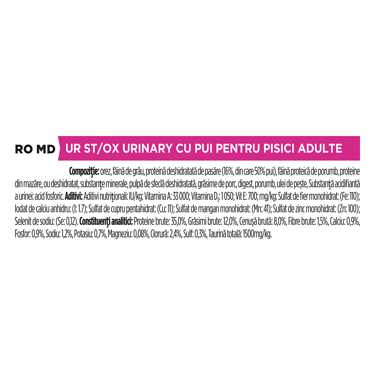 PURINA Pro Plan Veterinary Diets Urinary, dietă veterinară pisici, hrană uscată, afecțiuni urinare, 5kg - poza 2