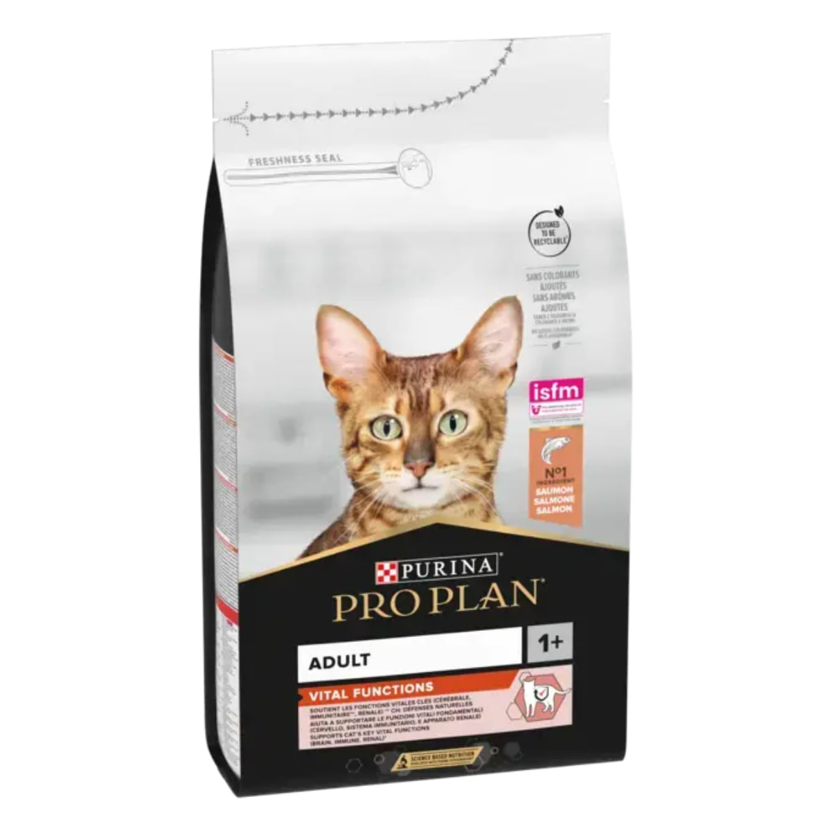 PURINA Pro Plan Vital Functions Adult 1+, Somon, hrană uscată pisici, 10kg - poza 3