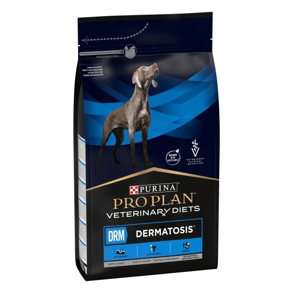 PRO PLAN VETERINARY DIETS® DRM Dermatosis, dietă veterinară pentru câini