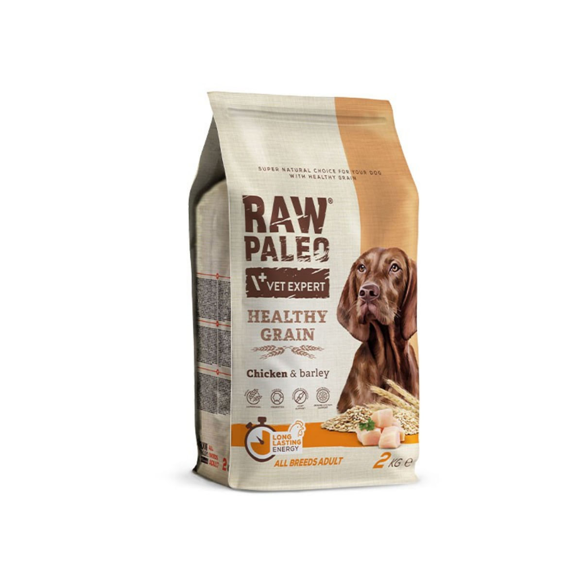 RAW PALEO Healthy Grain, XS-XL, Pui, hrană uscată câini, 10kg - poza 1