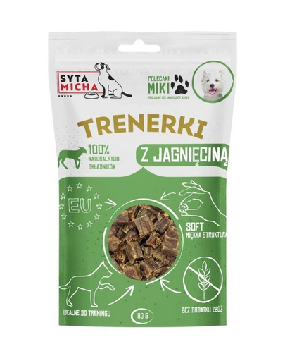 Recompense câini miel monoproteic pentru antrenament SYTA MICHA 15g