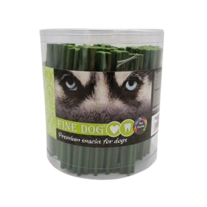 Recompense pentru caini Fine Dog, Menta, 50 bucati, 12.5 cm