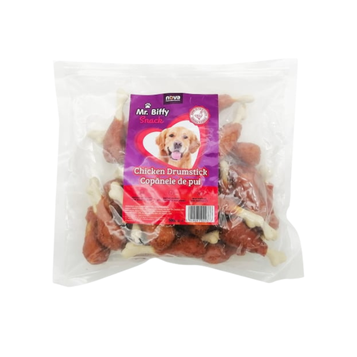 Recompense pentru caini Mr. Biffy, copanele de pui, 500g