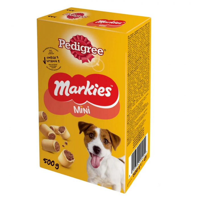 Recompense pentru caini Pedigree Markies Mini 500 gr
