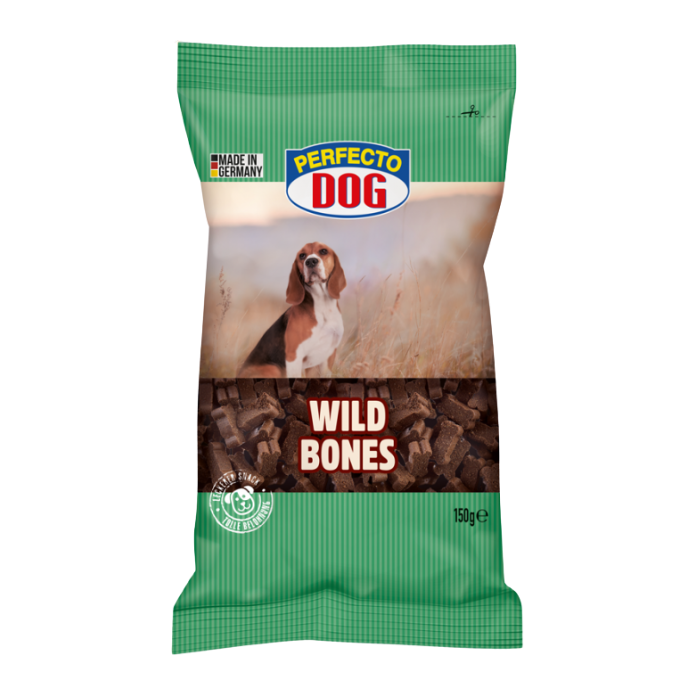 Recompense pentru caini Perfecto Dog, Mini os cu vanat, 150g