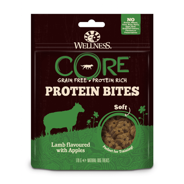 Recompense pentru Caini, Wellness Core Protein Bites Soft, Miel si Mere, 170g - poza 2