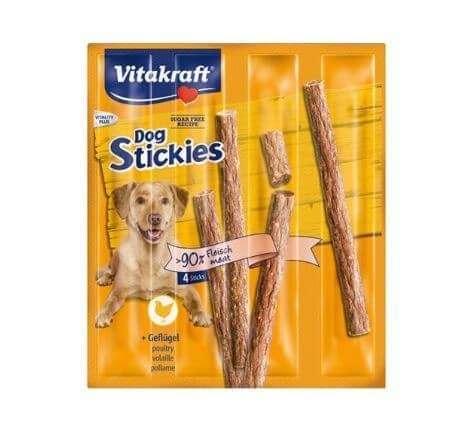 RECOMPENSE VITAKRAFT DOG STICKIES PASARE 4 BUC, 44 G - poza 1