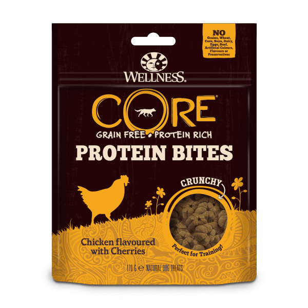 Recompense Wellness Core Protein Bites Crunchy, Pui si Cirese, 170g - poza 2