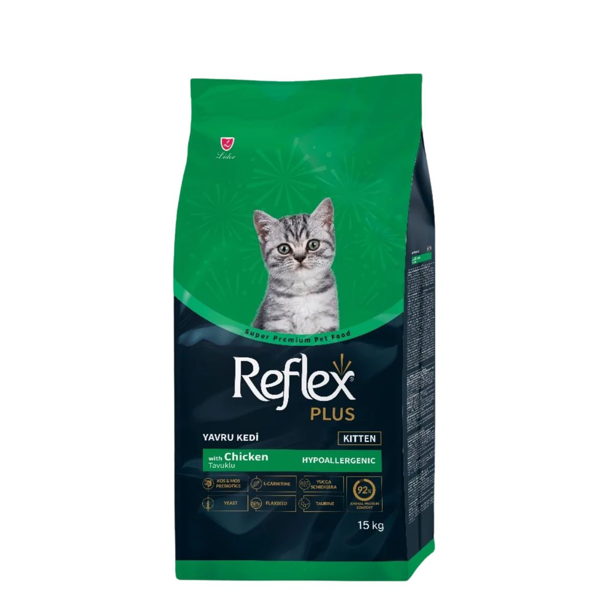 REFLEX Plus Kitten, Pui, hrană uscată pisici junior, 15kg - poza 2