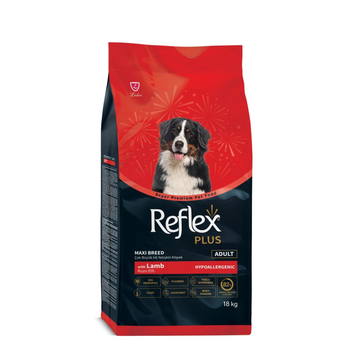 REFLEX Plus Maxi Breed, L-XL, Miel, hrană uscată câini, 18kg - poza 2