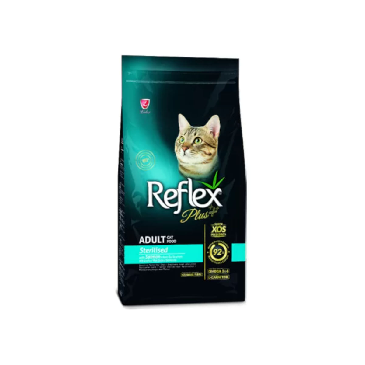 REFLEX Plus Sterilised, Somon, hrană uscată pisici sterilizate, 8kg - poza 1