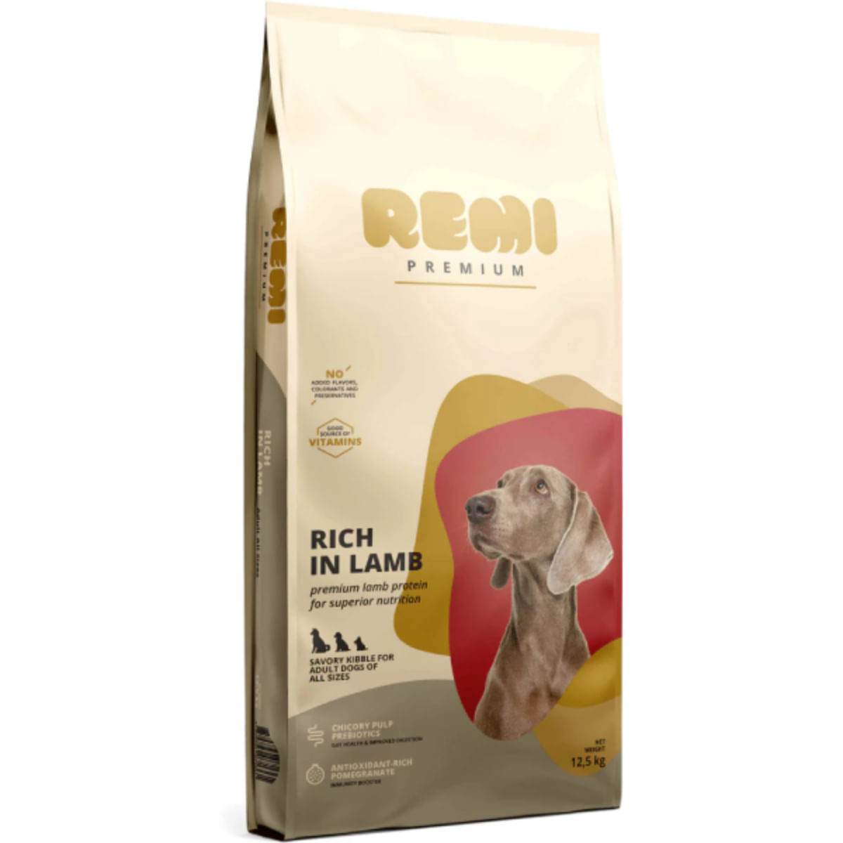 REMI PREMIUM Dog All Sizes, XS-XL, Miel, hrană uscată câini, 12.5kg - poza 2