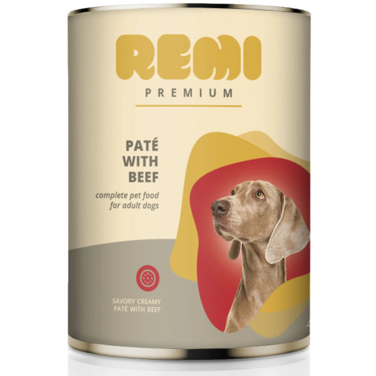 REMI PREMIUM, XS-XL, Pește, conservă hrană umedă câini, (pate), 400g - poza 1