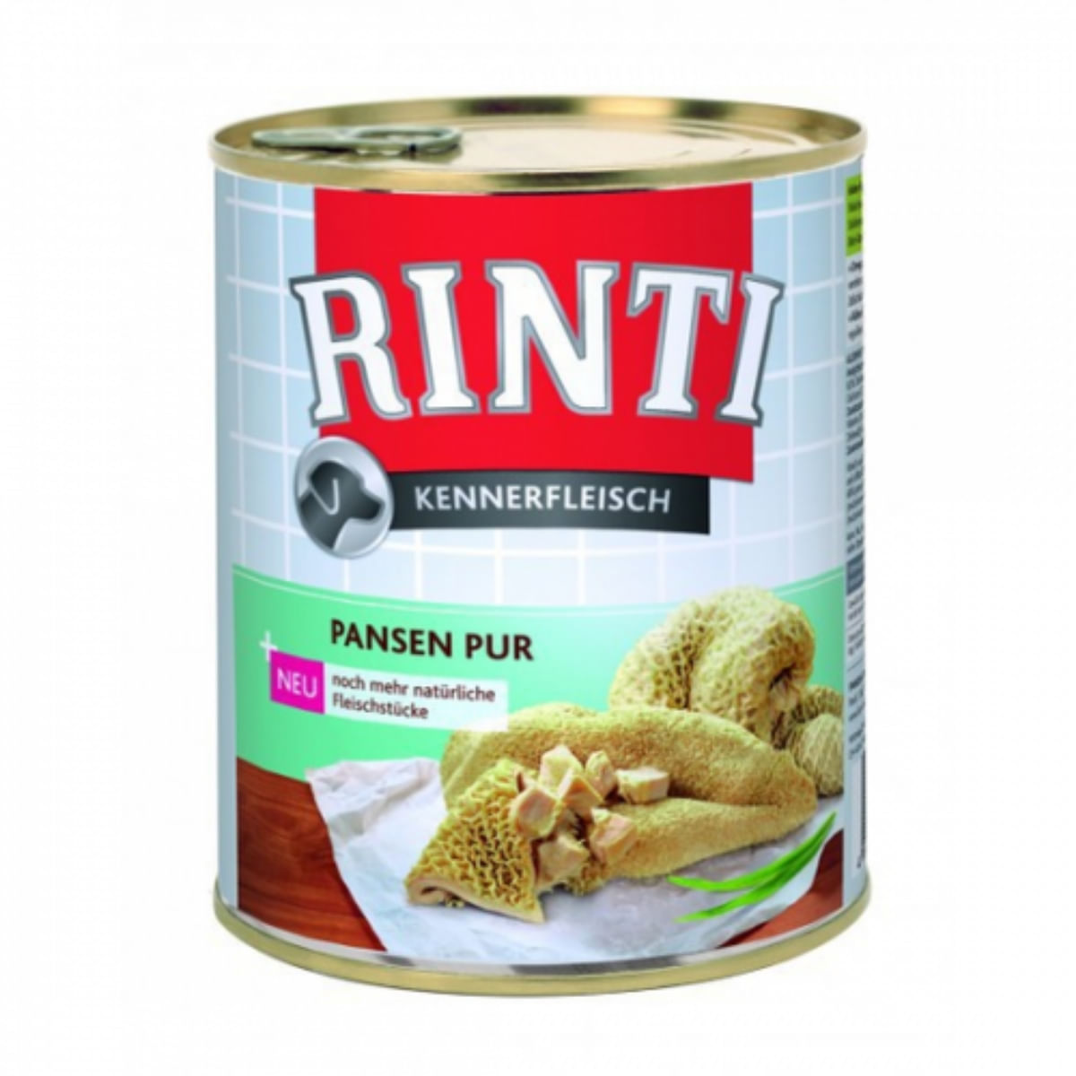 RINTI, XS-XL, Burtă, conservă hrană umedă fără cereale câini, (în suc propriu), 800g - poza 2