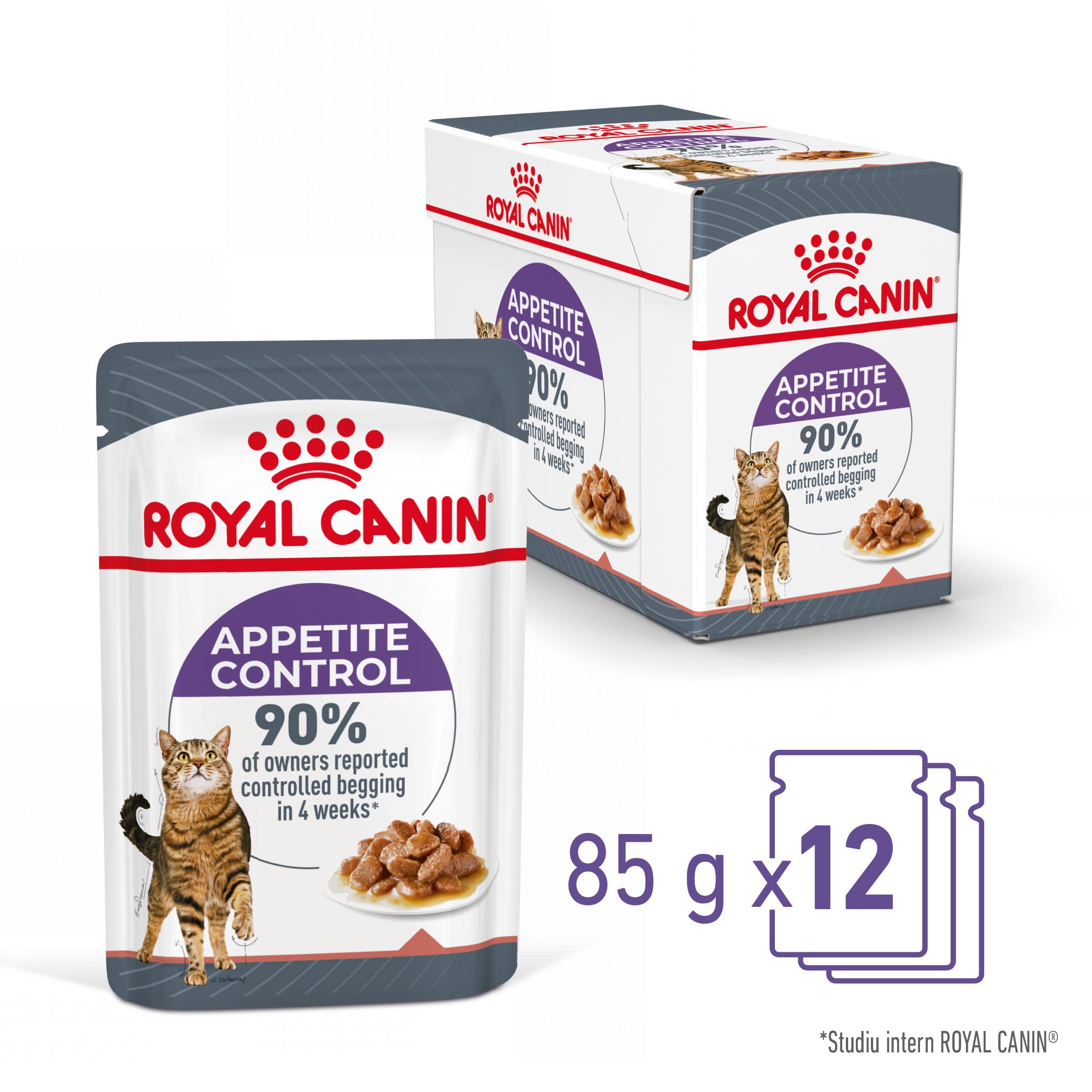 ROYAL CANIN Appetite Control Care Adult hrană umedă pisici reglarea apetitului (în sos), bax, 85g x 12buc - poza 1