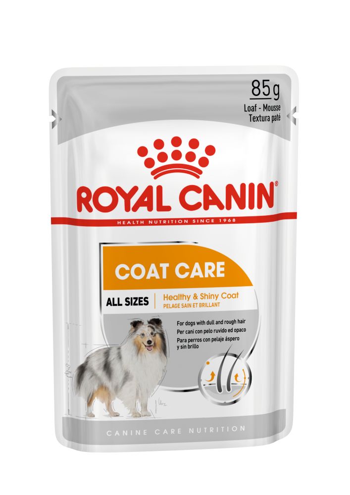 ROYAL CANIN Coat Care Adult, hrană umedă câini, blană sănătoasă și lucioasă, (pate), 85g - poza 3