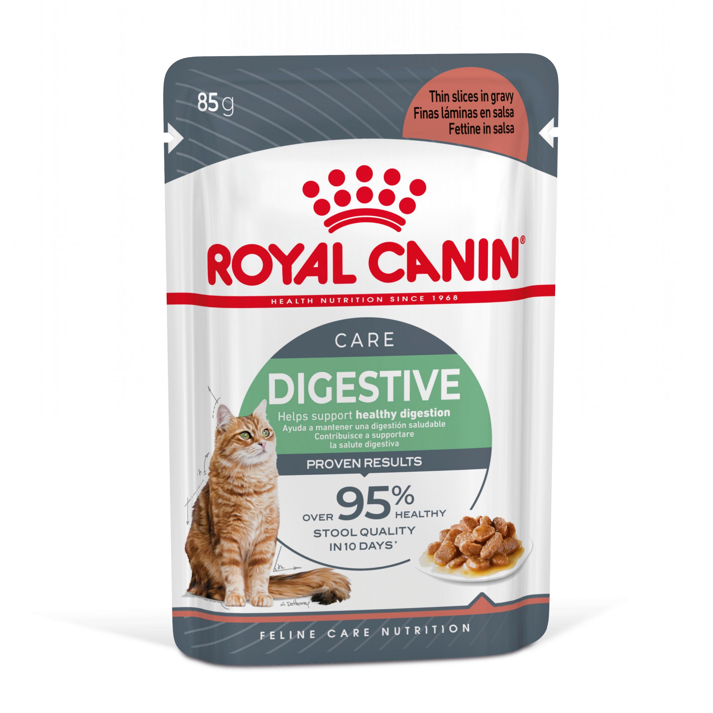 ROYAL CANIN Digest Sensitive Care Adult, hrană umedă pisici, confort digestiv, (în sos), 85g - poza 3