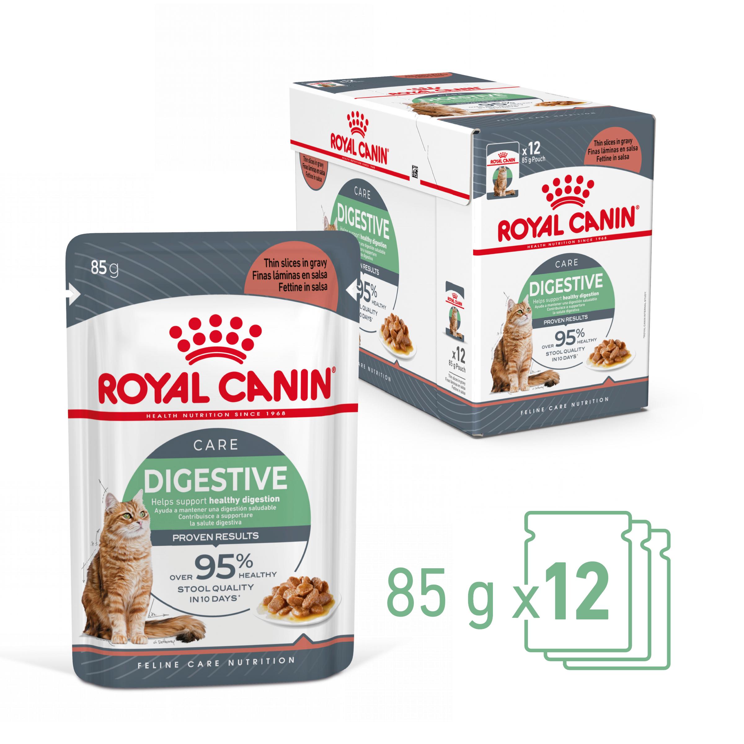 ROYAL CANIN Digest Sensitive Care Adult, hrană umedă pisici, confort digestiv, (în sos), bax, 85g x 12buc - poza 3