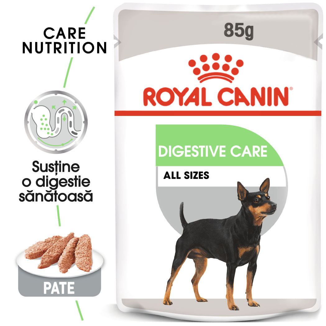 ROYAL CANIN Digestive Care Adult, hrană umedă câini, confort digestiv, (pate), 85g - poza 1