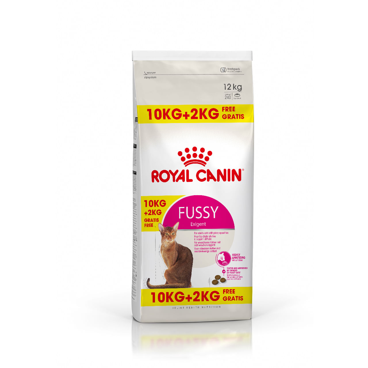 ROYAL CANIN Feline Health Nutrition Fussy, hrană uscată pisici, apetit capricios, 10+2kg GRATUIT - poza 2