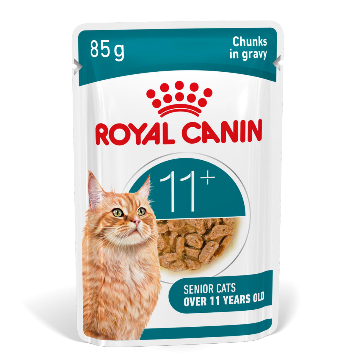 ROYAL CANIN Feline Health Nutrition Healthy Ageing 11+, plic hrană umedă pisici senior, (în sos), bax, 85g x 12buc - poza 1