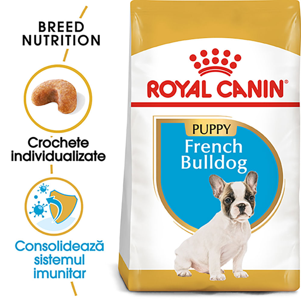 ROYAL CANIN French Bulldog Puppy, hrană uscată câini junior, 3kg - poza 1